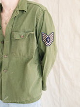 Load image into Gallery viewer, 1940s WWII HBT Military 13 Star Shirt Medium
