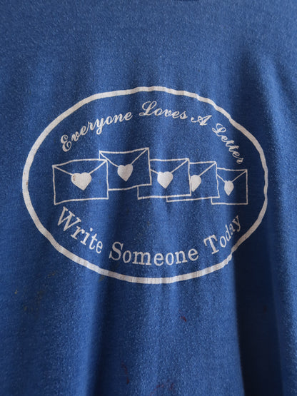 1980s Write Someone Today Tee Size M