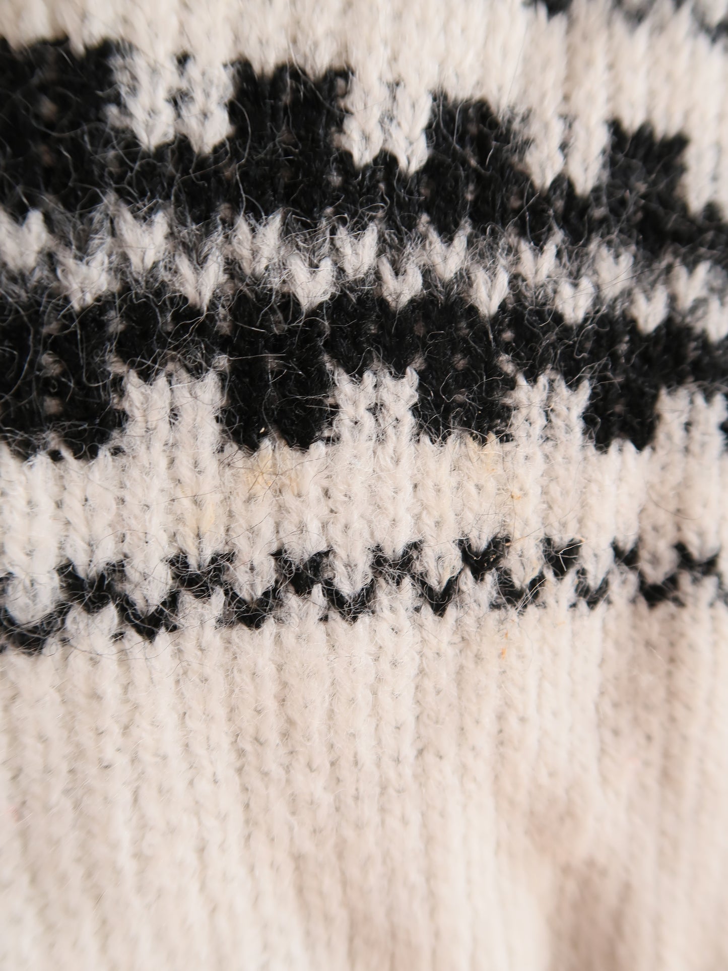 1960s Revere Nordic Zip Up Sweater Size M