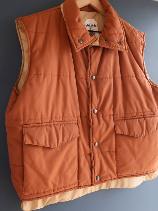 1980s Reversible Puffer Vest Size XL