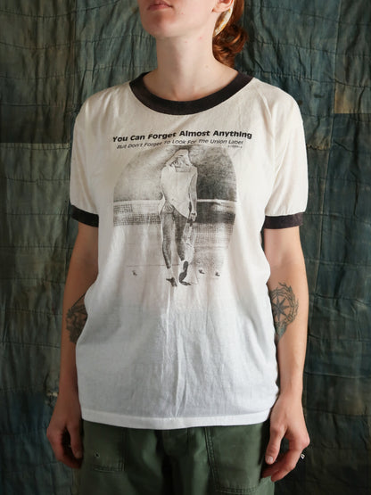 1980s Union Ringer T-Shirt Size M/L