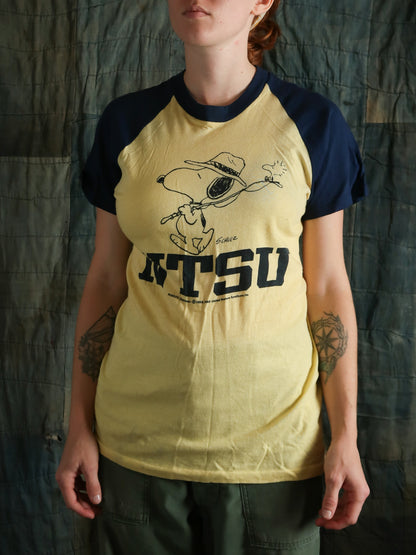 1970s Snoopy NTSU T-Shirt Size S/M