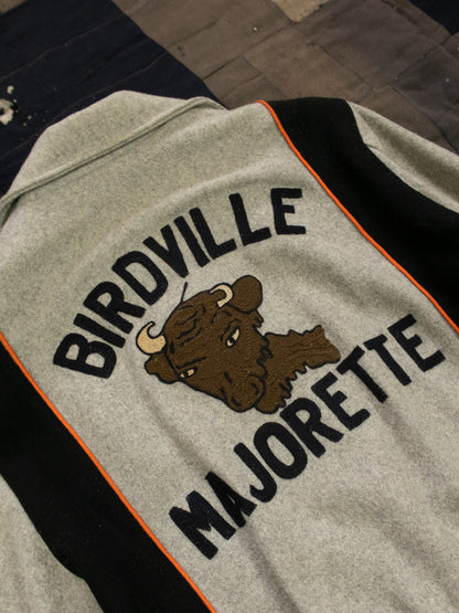 1960s/70s Birdville Grey Letterman Jacket Size M
