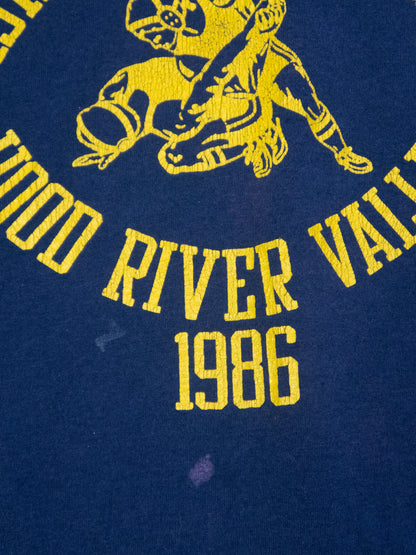 1980s LS Tri Valley Wrestling T-Shirt Size M